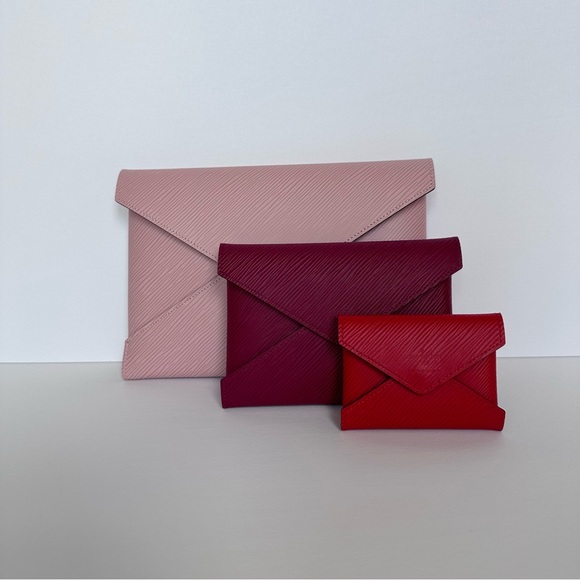 Louis Vuitton Epi Kirigami Pochette Set Rose Ballerina Fuchsia Coquelicot - Picture 2 of 14